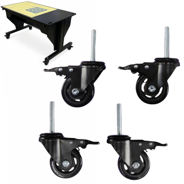 Workstation Casters (Upgrade Wheels)